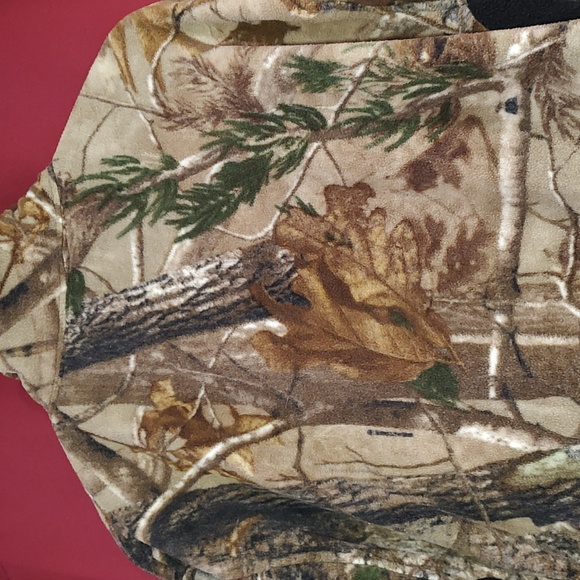 Fleece Jacket WALLS Mens Hunting Camouflage Full Zip Pockets Lightweight - Mediu - Picture 6 of 11